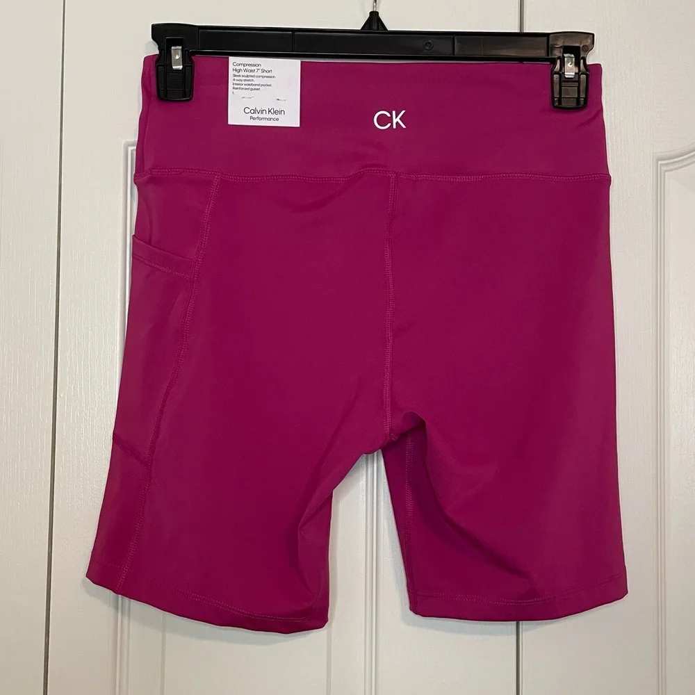 Calvin Klein Performance high waist bike shorts